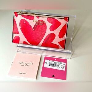 Kate Spade Fallen Heart Wallet NWT